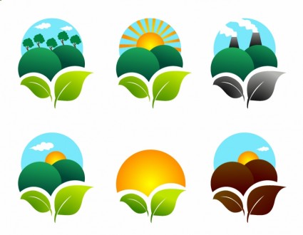 ícones de folha