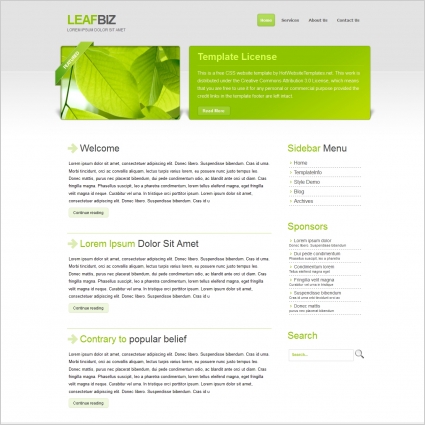 leafbiz mẫu