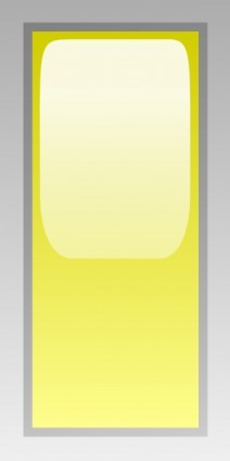 LED giallo di ClipArt v rettangolare