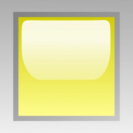 LED quadrato giallo ClipArt