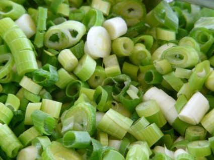 alho-poró corte de legumes