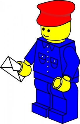 LEGO Stadt Postman ClipArt