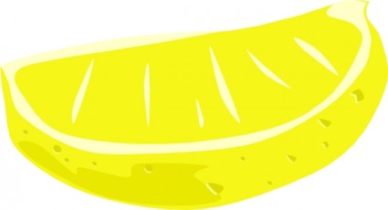 檸檬楔剪貼畫