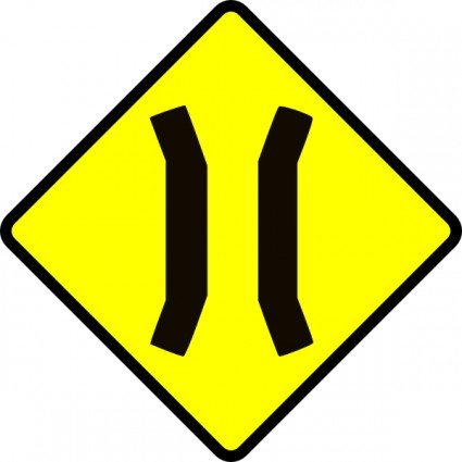Leomarc Caution Bridge Clip Art