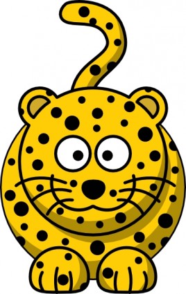 clip art de leopardo