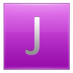 粉色字母 j