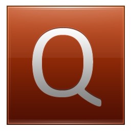 Letter Q Orange