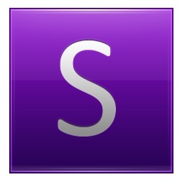 violeta de letra s