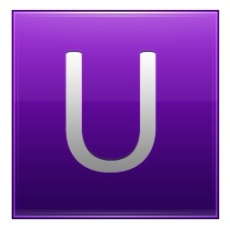 字母 u 紫