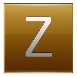 Letter Z Gold