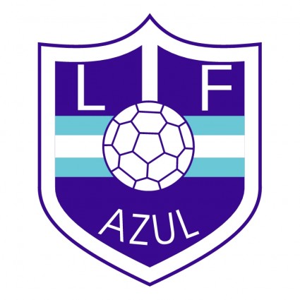 Liga de Fútbol de azul