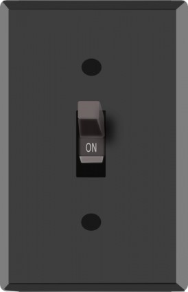 interrupteur d'éclairage sur une image clipart