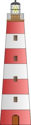 Leuchtturm-Turm-ClipArt-Grafik