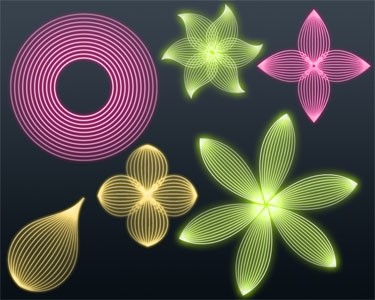 lineare fleurs