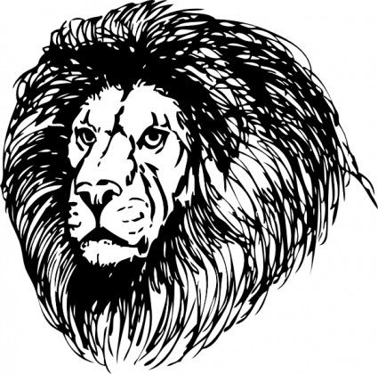 ライオンをクリップアートします。