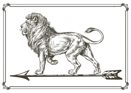 ライオンの矢印
