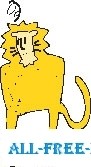 黄色のライオン