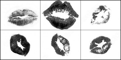 ブラシの唇のキス
