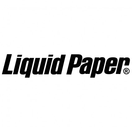 Liquid paper