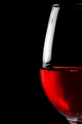 ローカルの赤ワインの画像