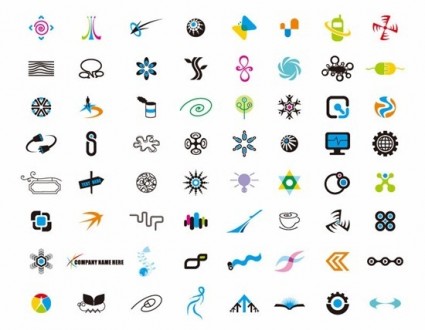 elementos de design de logotipo para designer