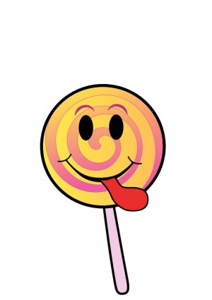 Lollipop-smiley