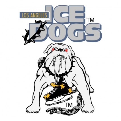 lange Angeles Eis Hunde