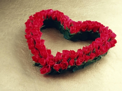 Любовь розы Обои праздники День Святого Валентина