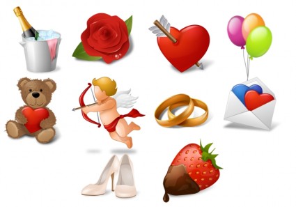 amor vector icons