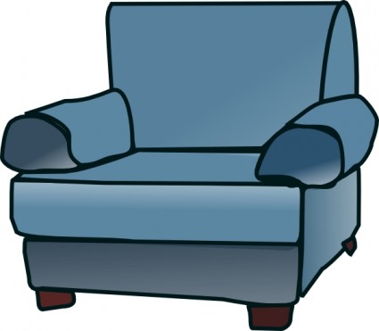 clip art de sofá de dos plazas