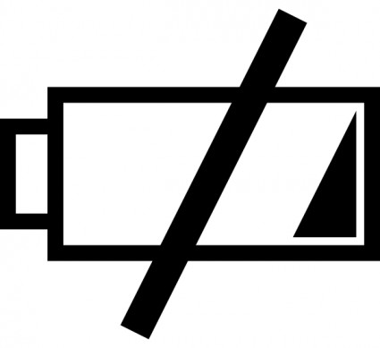 Batterie-Symbol ClipArt