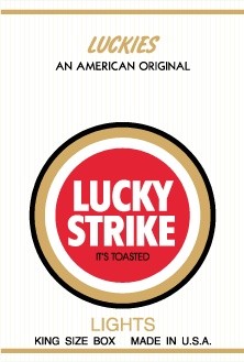 pacote de luzes de Lucky strike