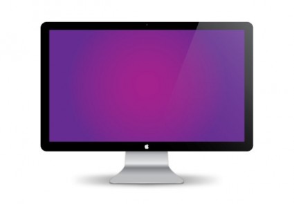 mac のディスプレイのベクトル