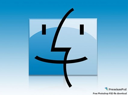 mac のロゴのデザインの psd ファイル