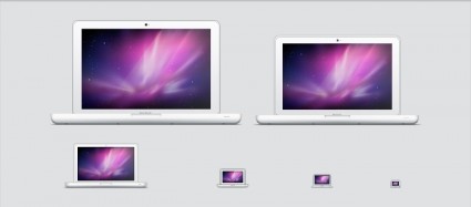ícones de MacBook