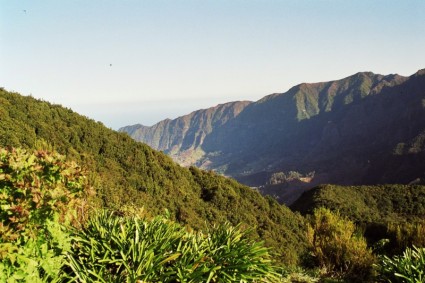 montañas de las tierras altas de Madeira