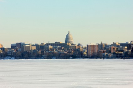 Madison Wisconsin skyline