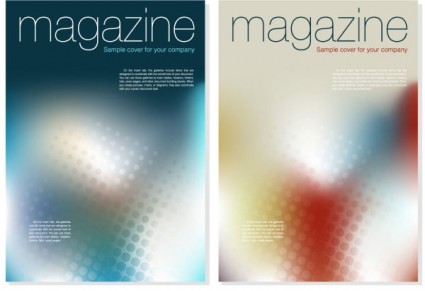 Magazine Cover Background Vector