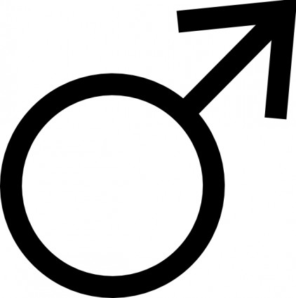 ClipArt simbolo maschile