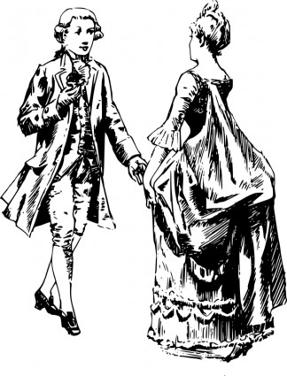 男性と女性の踊り
