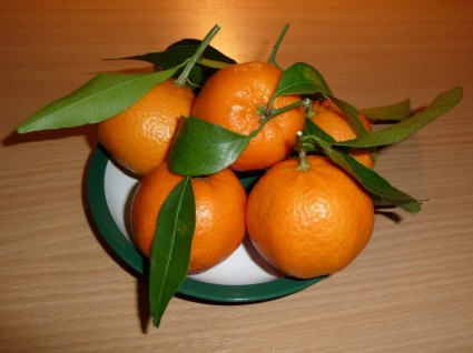 fruits oranges mandarines