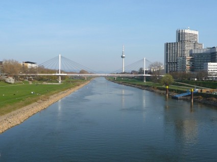 ponte di Mannheim Germania