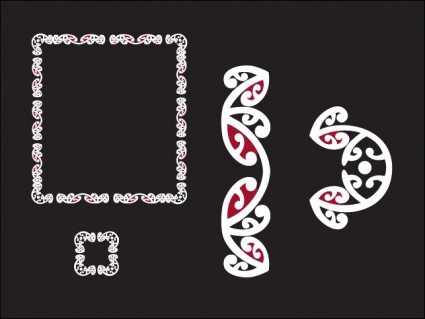 patrón de frontera maorí