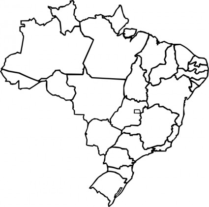 แผนที่ของบราซิล