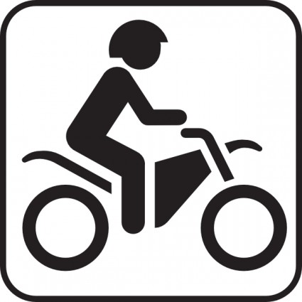 mapa símbolo moto clip art