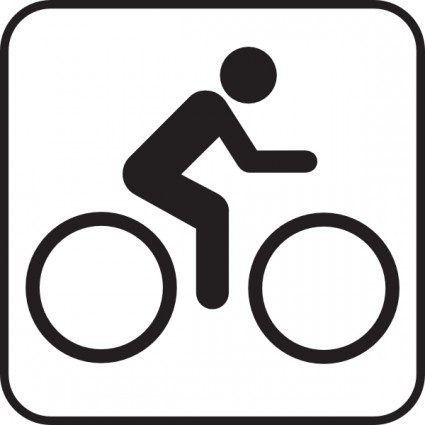 mappa di ClipArt di simboli bici