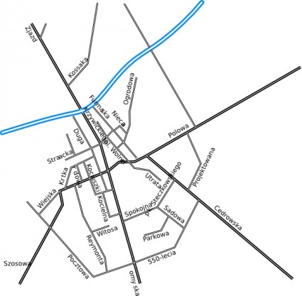 mapa stawisk clip-art