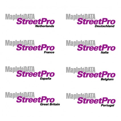 mapinfo 데이터 streetpro