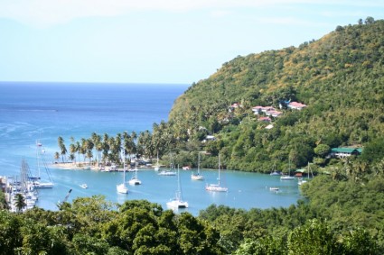 Marigot Bay St Lucia Landschaft