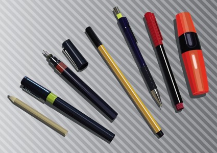 gráficos de caneta marcador lápis amp